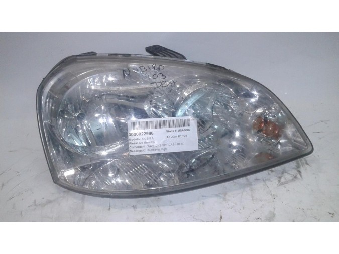 FARO DELANTERO DERECHO DAEWOO NUBIRA 2004