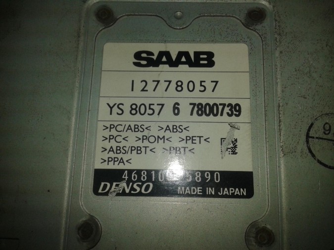 sistema navegacion gps SAAB 95 2007