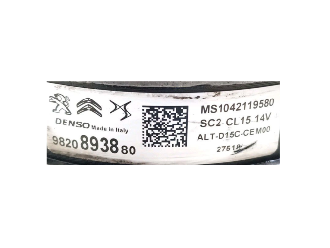 ALTERNADOR PEUGEOT 208 2019