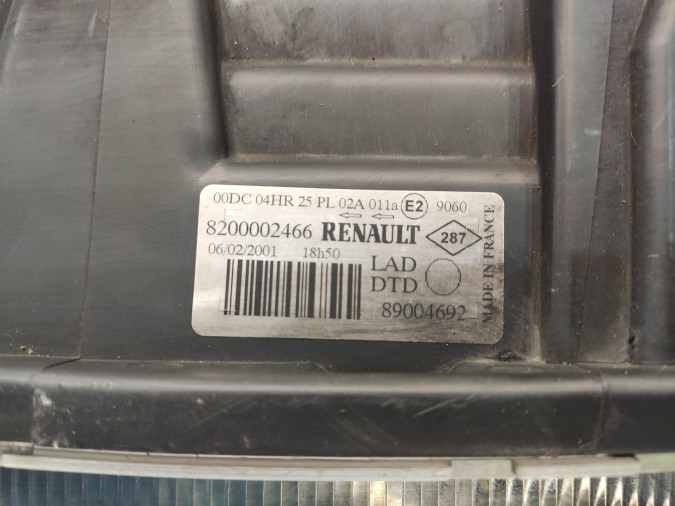 FARO DELANTERO DERECHO RENAULT LAGUNA 2001