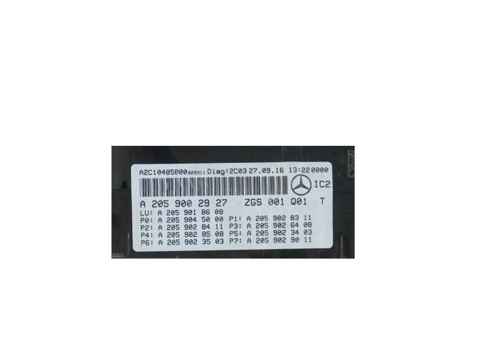 Cuadro instrumentos MERCEDES C 220 BLUETEC / D 2016
