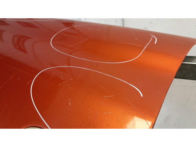 ALETA DELANTERA IZQUIERDA PEUGEOT 206 NARANJA 2000