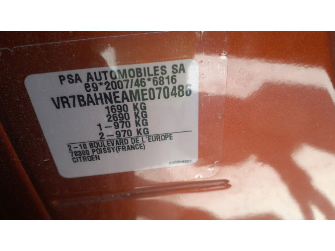 TRANSMISIÓN DELANTERA IZQUIERDA CITROEN C4 2021