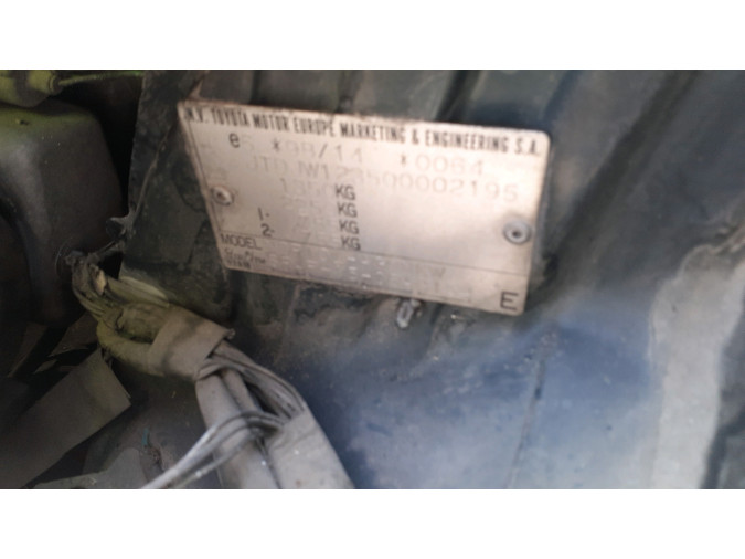 MECANICA TRASERA	 TOYOTA YARIS 2000