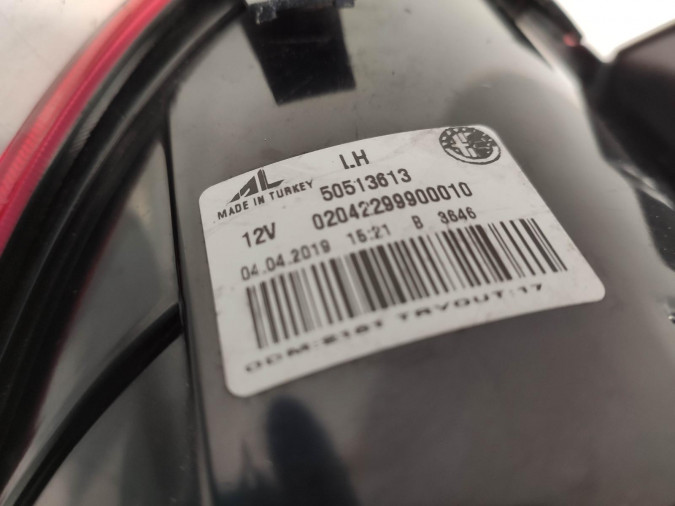 PILOTO TRASERO IZQUIERDO EXTERIOR ALFA ROMEO GIULIETTA 2012
