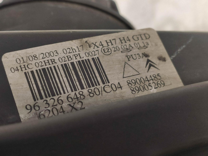 FARO DELANTERO IZQUIERDO INFINITI Q30 2003