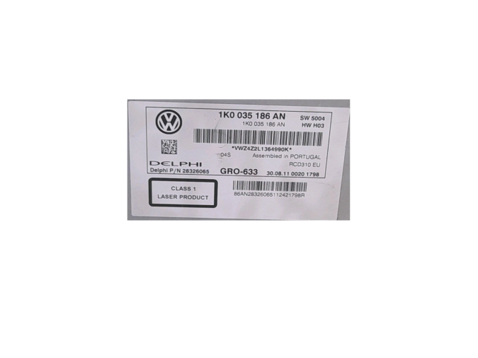 Radio CD VOLKSWAGEN PASSAT 2012