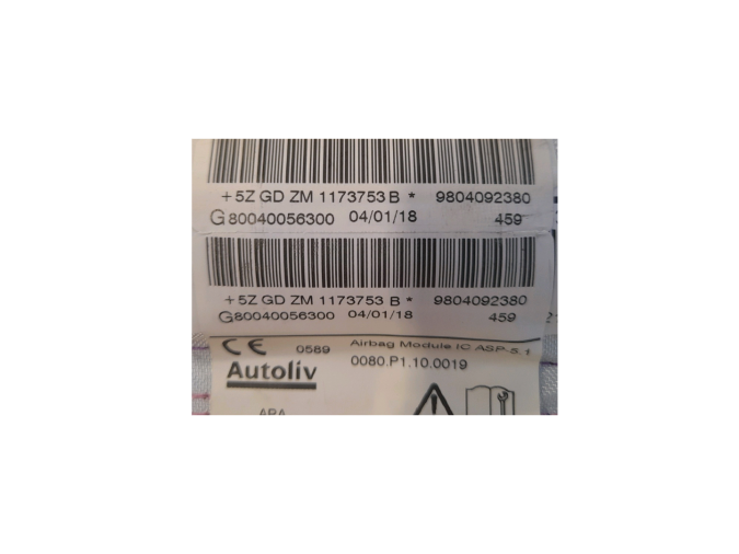 AIRBAG SUPERIOR LATERAL IZQUIERDO PEUGEOT 208 2018