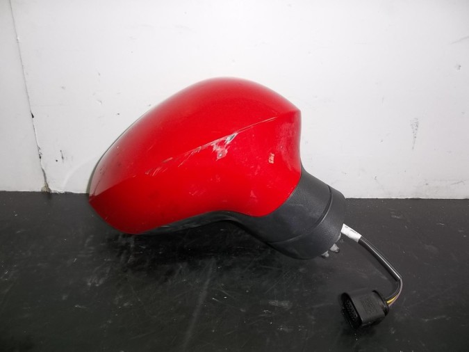 RETROVISOR DERECHO SEAT LEON ROJO 2009