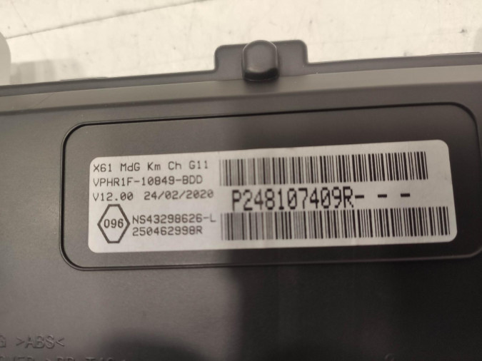CUADRO INSTRUMENTOS RENAULT KANGOO 2020