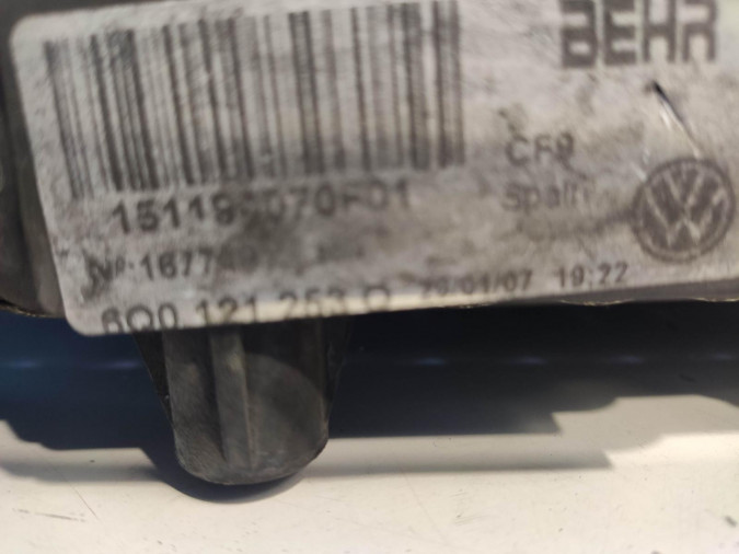 Radiador de Agua SEAT CORDOBA 2007