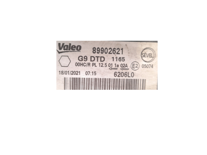FARO DELANTERO DERECHO CITROEN JUMPY 2013
