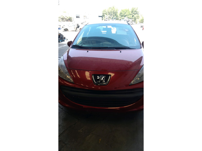 PARAGOLPES TRASERO PEUGEOT 207 ROJO 2007