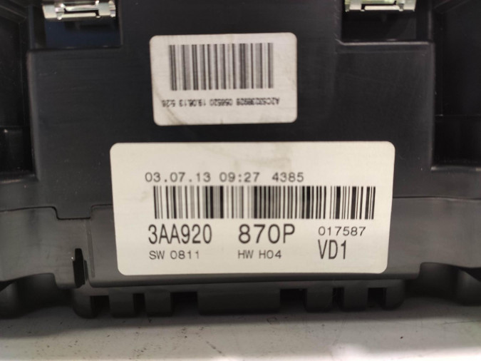 CUADRO INSTRUMENTOS VOLKSWAGEN PASSAT 2013