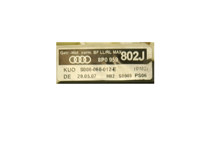 MOTOR ELEVALUNAS DELANTERO DERECHO AUDI A3 2007