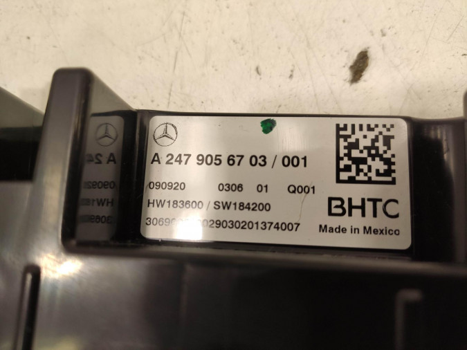 MANDO CALEFACCIÓN MERCEDES 2021