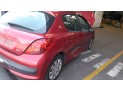 ALETA DELANTERA DERECHA PEUGEOT 207 ROJO 2007
