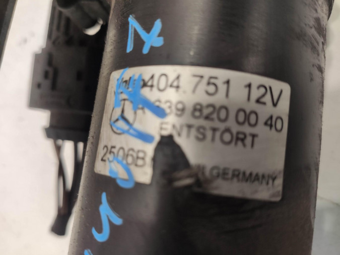 MOTOR LIMPIAPARABRISAS DELANTERO MERCEDES VITO 2007