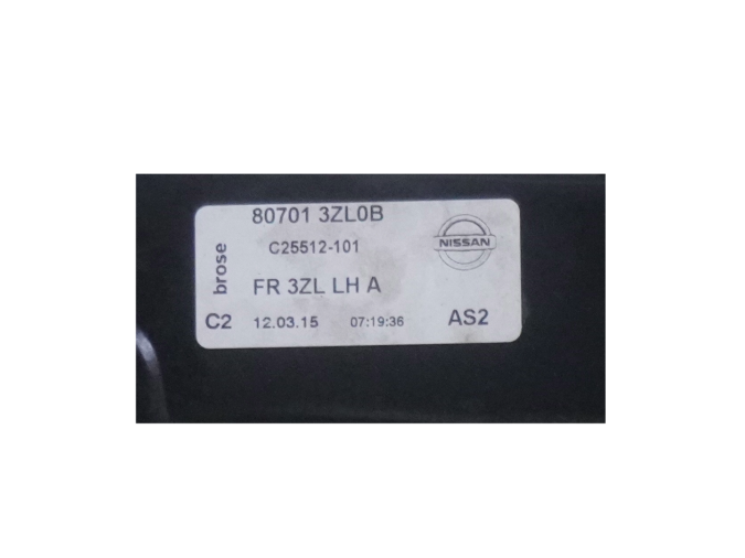 ELEVALUNAS DELANTERO IZQUIERDO NISSAN PULSAR 2015