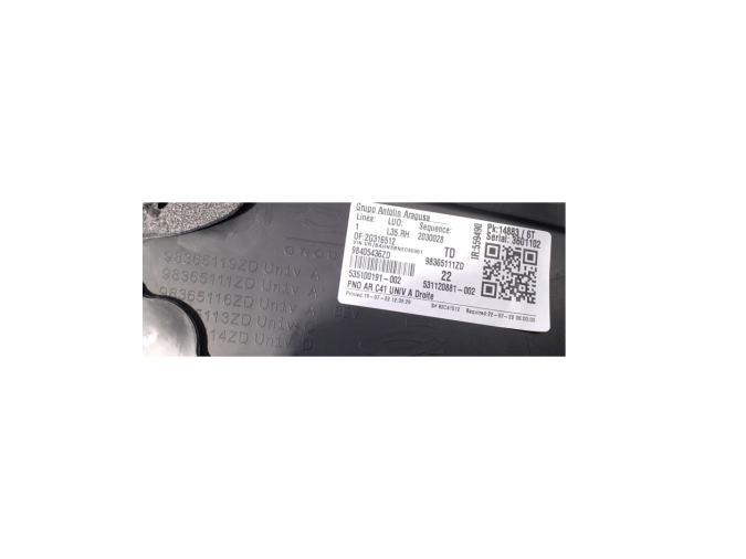 PANEL PUERTA TRASERO DERECHO CITROEN C4 2022