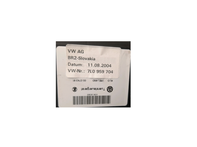 ELEVALUNAS TRASERO DERECHO VOLKSWAGEN TOUAREG 2004