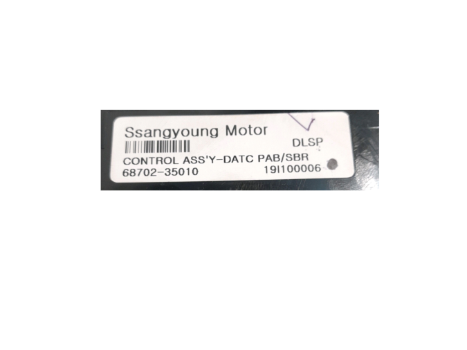 MANDO CLIMATIZADOR SSANGYONG TIVOLI 2020