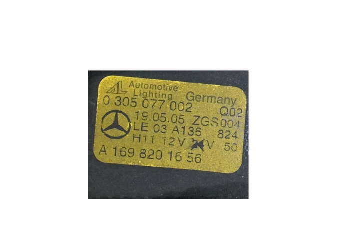 FARO ANTINIEBLA DELANTERO DERECHO MERCEDES CLK 200 KOMPRESSOR 2005