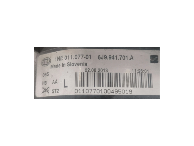 FARO ANTINIEBLA DELANTERO IZQUIERDO SEAT TOLEDO 2013