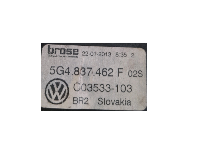 ELEVALUNAS DELANTERO DERECHO VOLKSWAGEN GOLF 2013
