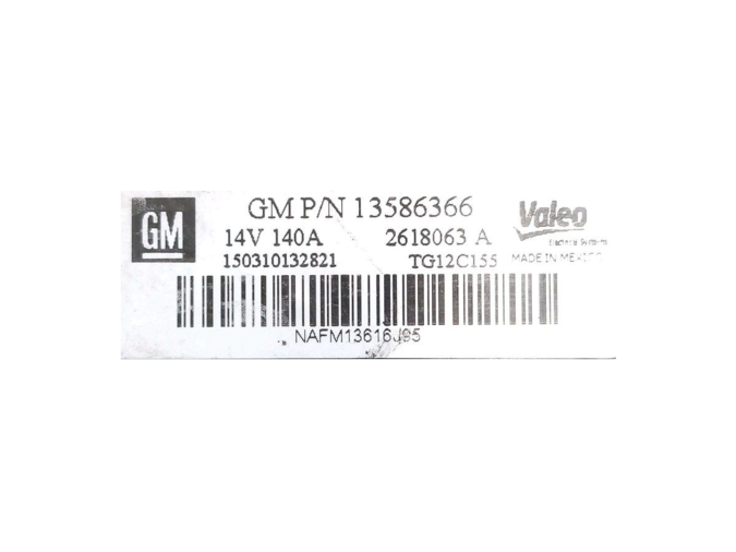 ALTERNADOR OPEL ASTRA 2015