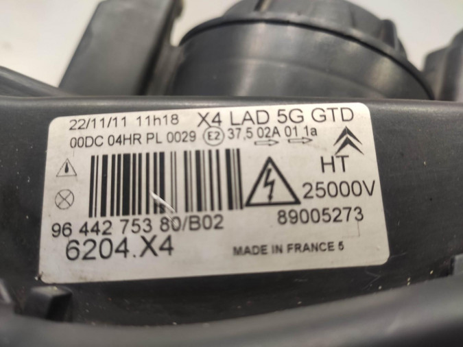 FARO DELANTERO IZQUIERDO CITROEN C5 2003