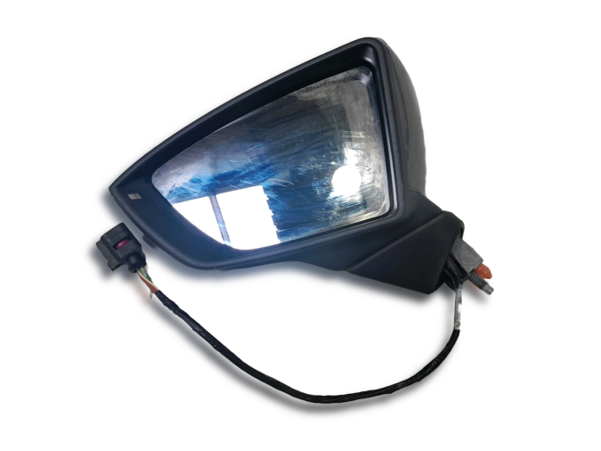 RETROVISOR IZQUIERDO SEAT LEON GRIS OSCURO 2016