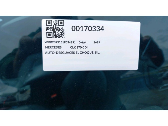 Autorradio MERCEDES CLK 270 CDI 2002