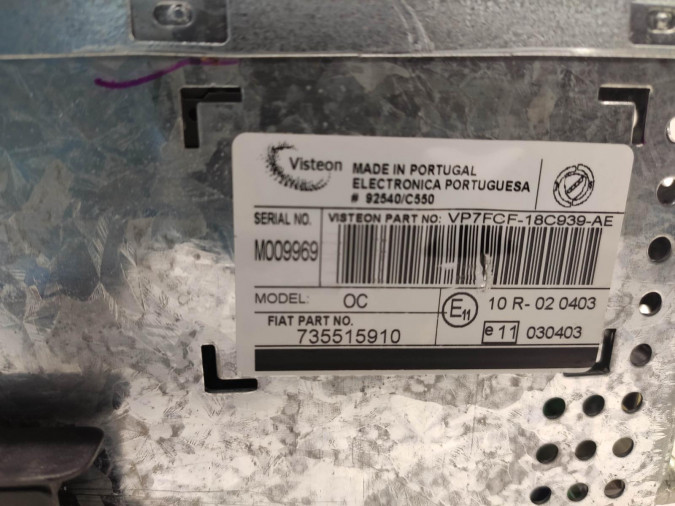 Radio CD FIAT BRAVO 2010