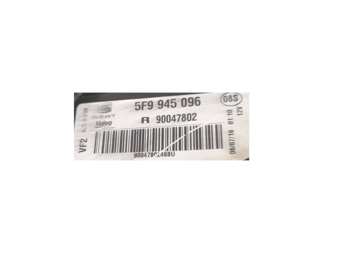 PILOTO TRASERO DERECHO EXTERIOR SEAT LEON 2016