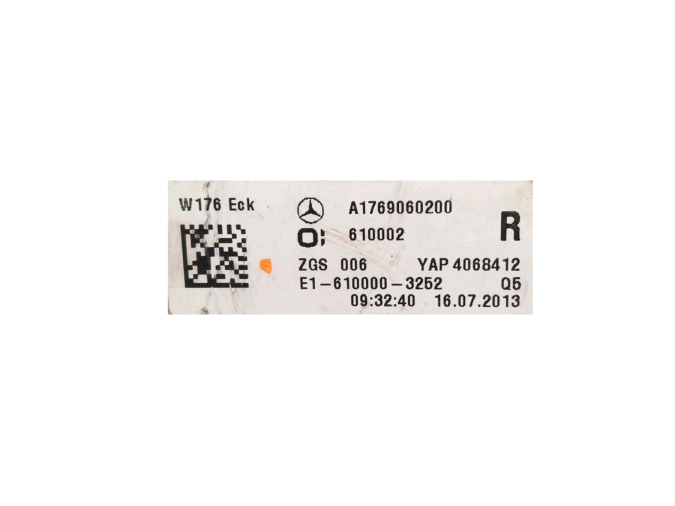 PILOTO TRASERO DERECHO MERCEDES A 180 CDI / D 2013