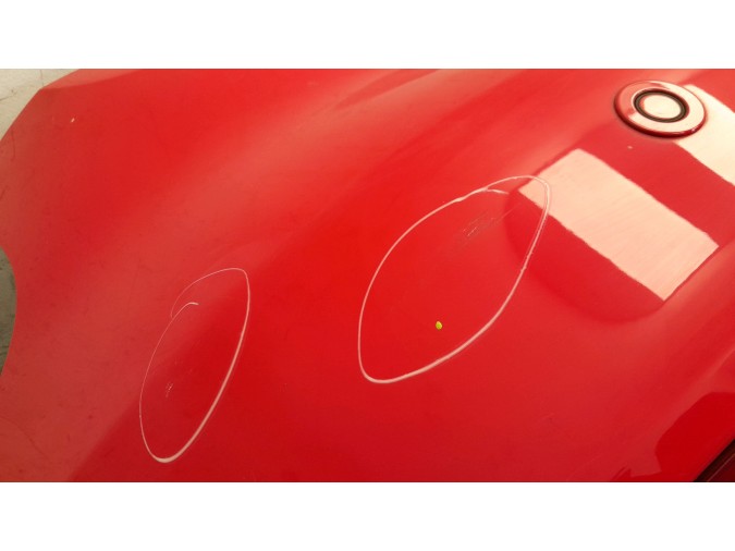 PARAGOLPES TRASERO FORD FOCUS ROJO 2017