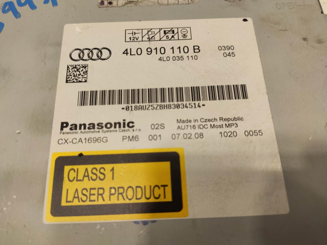 SISTEMA AUDIO AUDI Q7 2009