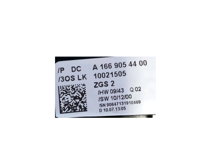 MANDO ELEVALUNAS DELANTERO IZQUIERDO MERCEDES A 180 CDI / D 2013