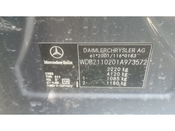 ELEVALUNAS DELANTERO DERECHO MERCEDES E 280 CDI 2006