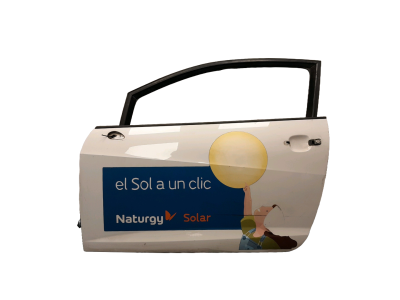 PUERTA DELANTERA IZQUIERDA SEAT IBIZA BLANCO ROTULADO 2013