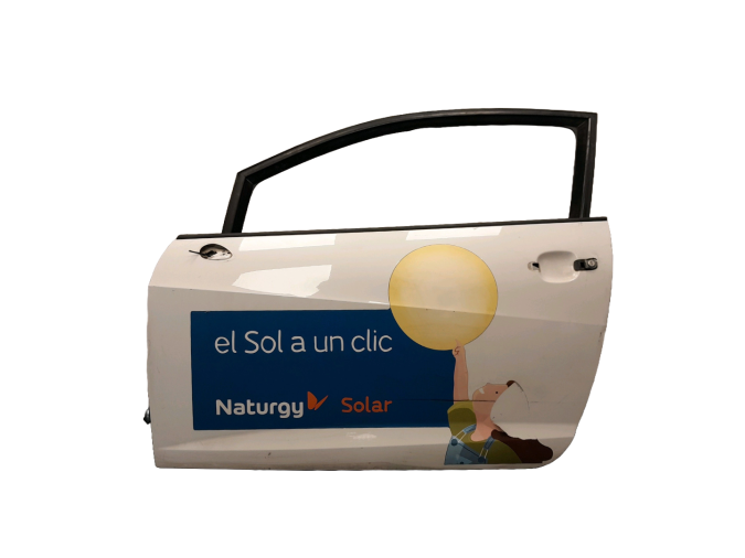 PUERTA DELANTERA IZQUIERDA SEAT IBIZA BLANCO ROTULADO 2013
