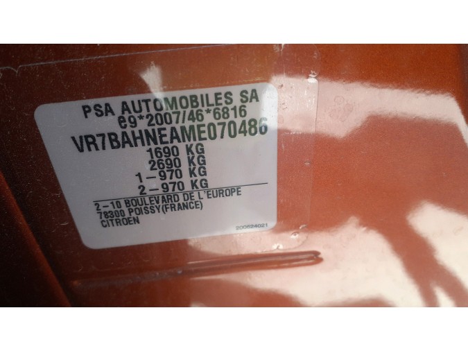 MANDO ELEVALUNAS DELANTERO DERECHO CITROEN C4 2021