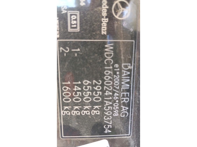 Consola central MERCEDES ML 350 BLUETEC 4MATIC 2015