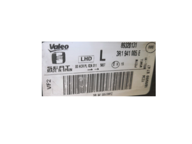 FARO DELANTERO IZQUIERDO SEAT EXEO 2010
