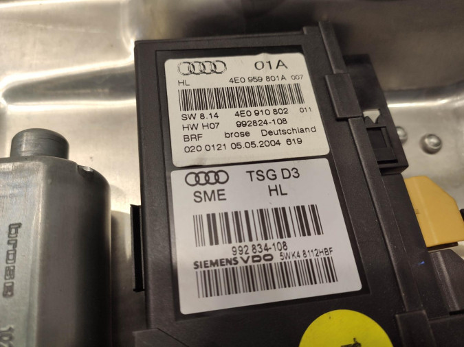ELEVALUNAS TRASERO IZQUIERDO CITROEN C4 PICASSO 2004