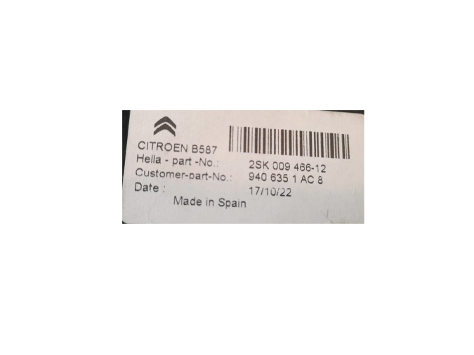 PILOTO TRASERO DERECHO CITROEN C4 PICASSO 2012