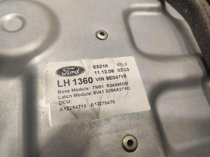 ELEVALUNAS TRASERO IZQUIERDO TOYOTA YARIS 2010