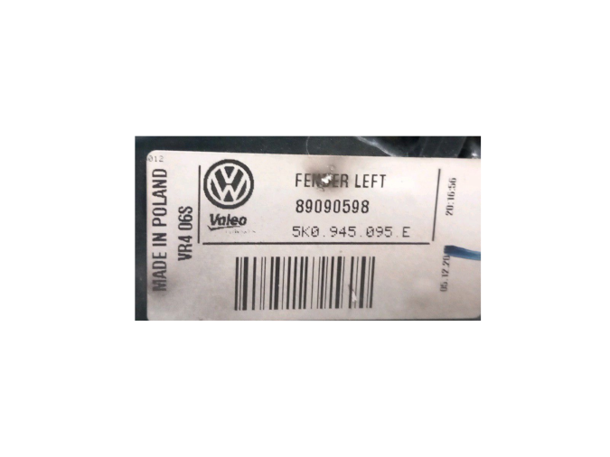 PILOTO TRASERO IZQUIERDO EXTERIOR VOLKSWAGEN GOLF 2011