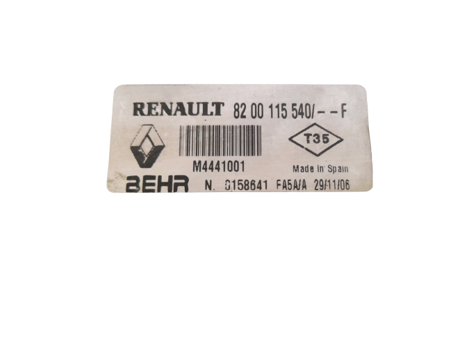 INTERCOOLER RENAULT MÉGANE 2007